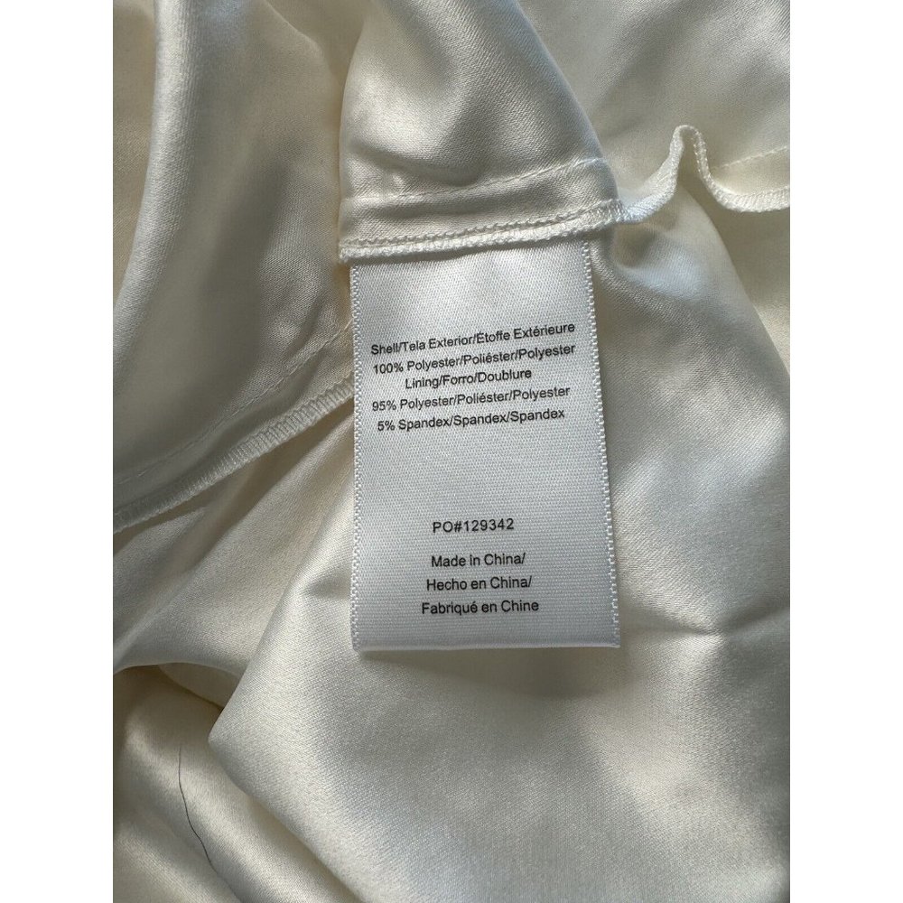 Modcloth “Just The Beginning” White Maxi Dress Lace Long Sleeve Size Large NWT - Picture 14 of 16